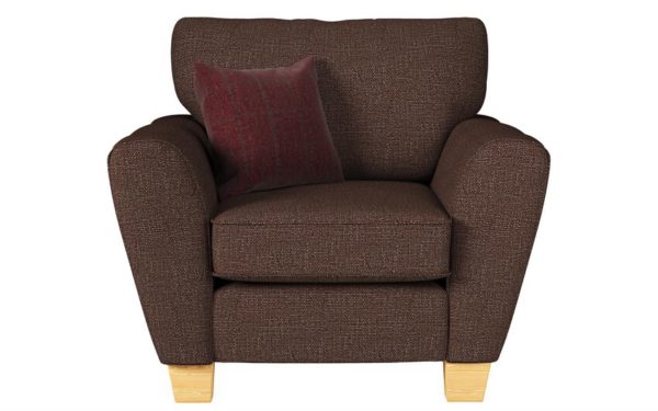 ScS Living Brown Theo Fabric Standard Chair