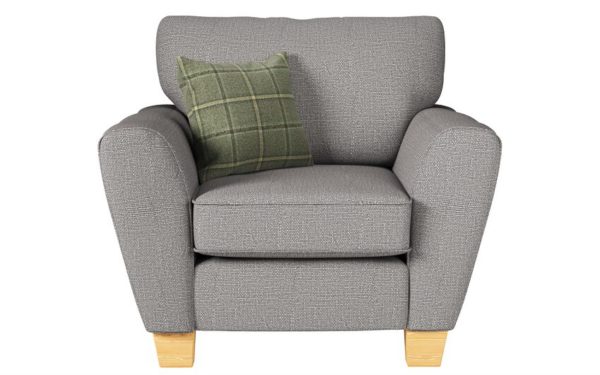 ScS Living Grey Theo Fabric Standard Chair