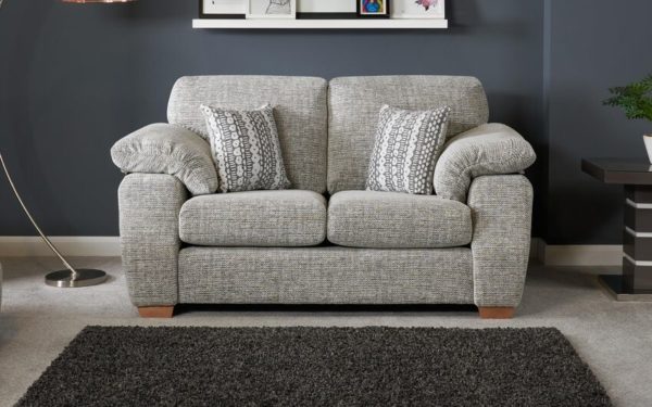 ScS Living Whisper Fabric 2 Seater Sofa Standard Back Grey | Sofa Sale