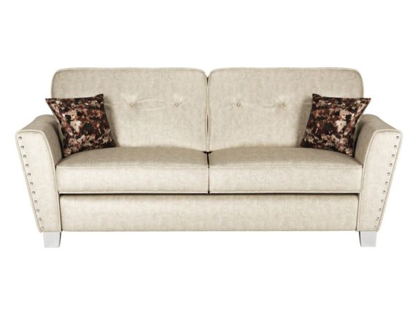 ScS Living Cream Esme Fabric 3 Seater Sofa