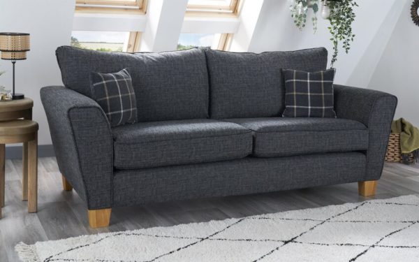 ScS Living Theo Fabric 4 Seater Sofa Standard Back