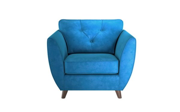 ScS Living Hoxton Blue Chair | Fabric Armchair